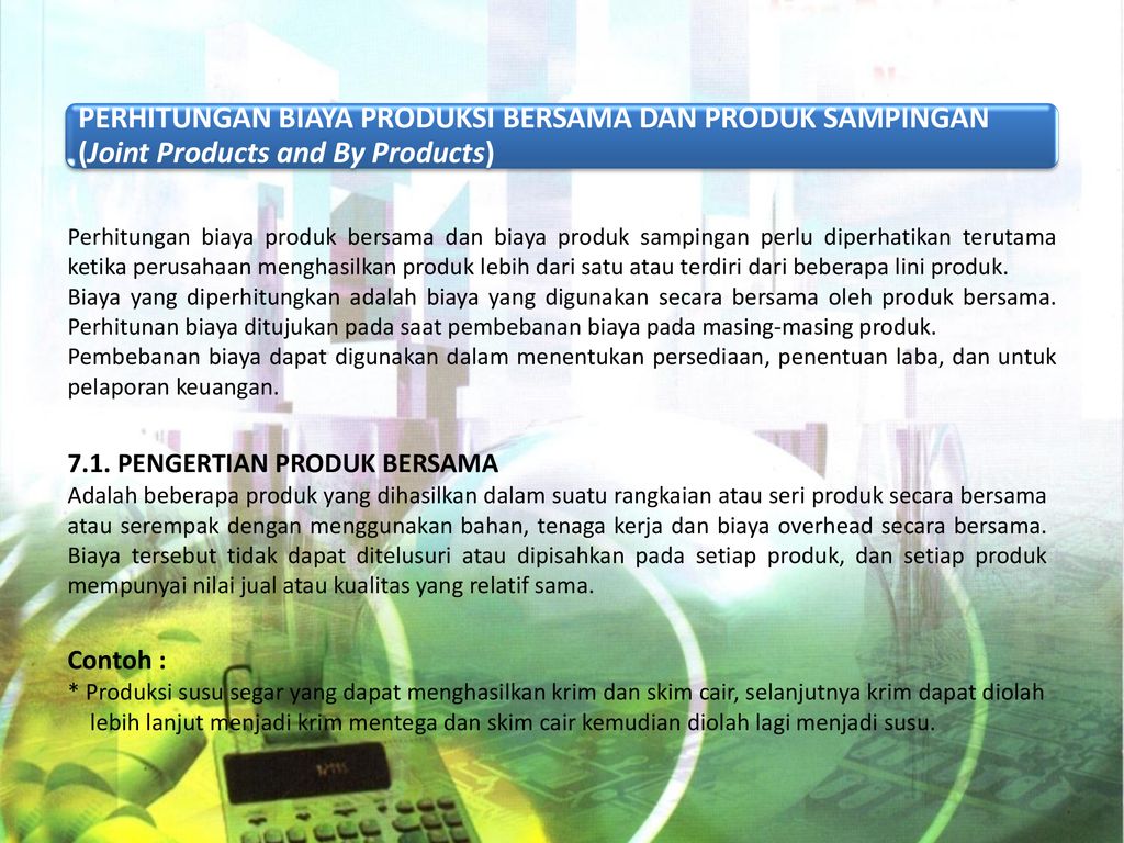 Detail Contoh Produk Bersama Dan Produk Sampingan Nomer 17