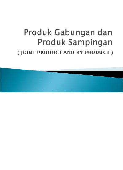 Detail Contoh Produk Bersama Dan Produk Sampingan Nomer 51