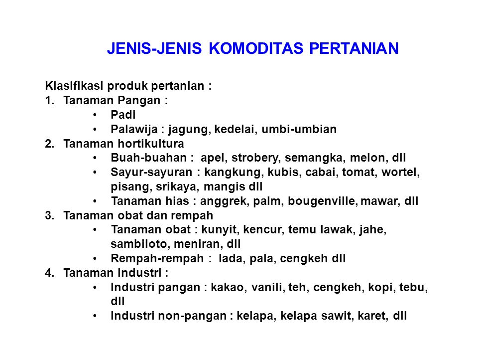 Detail Contoh Produk Non Agrikultur Nomer 15