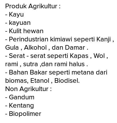 Detail Contoh Produk Non Agrikultur Nomer 5