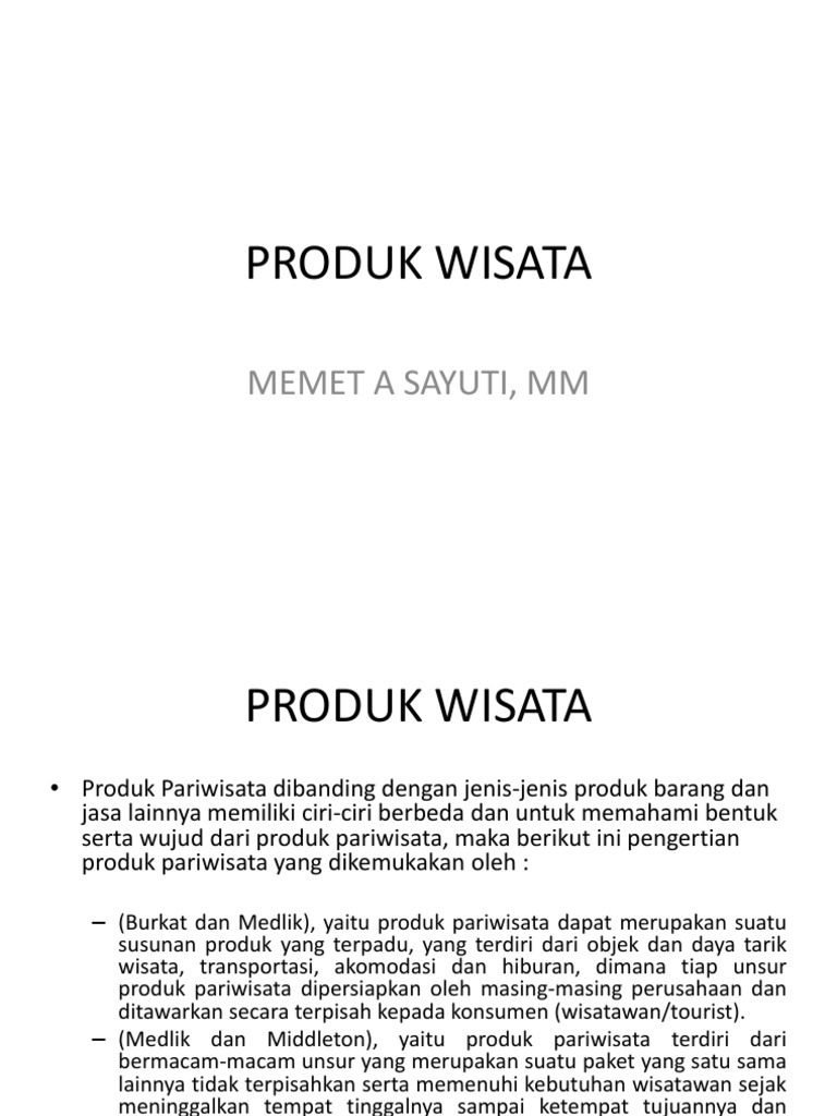 Detail Contoh Produk Wisata Nomer 6