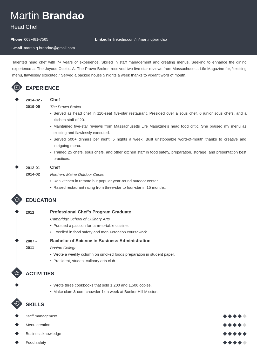 Detail Contoh Profesional Summary Nomer 34