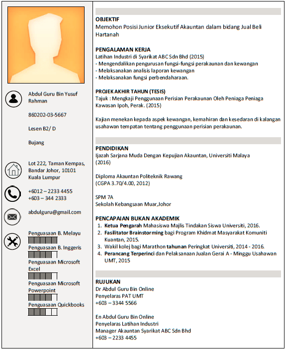 Detail Contoh Profesional Summary Nomer 5