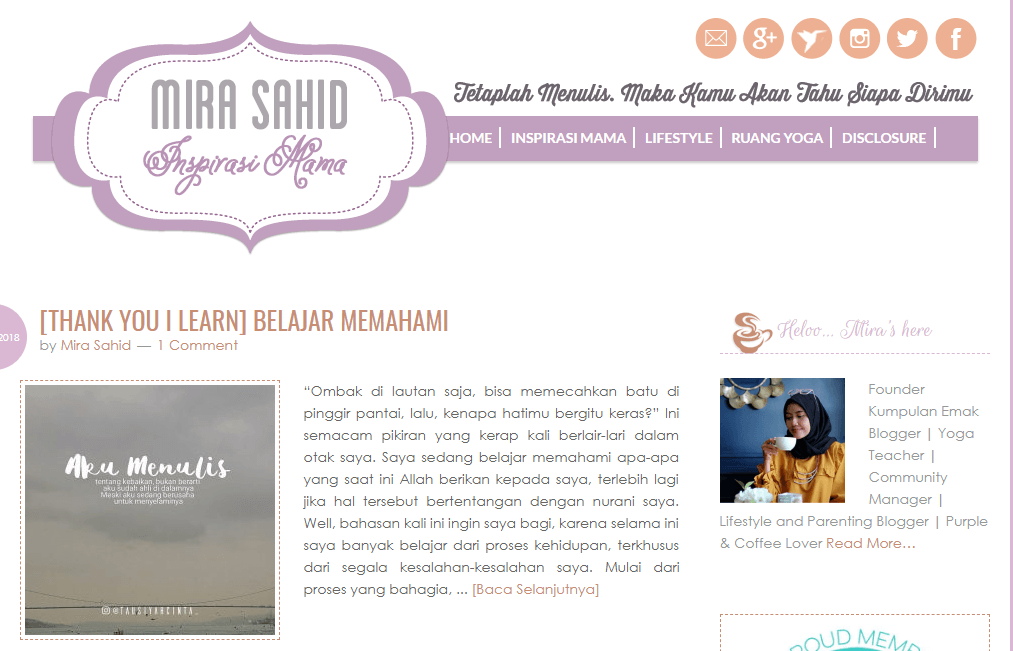 Detail Contoh Profil Blog Pribadi Nomer 2