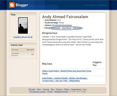 Detail Contoh Profil Blog Pribadi Nomer 8