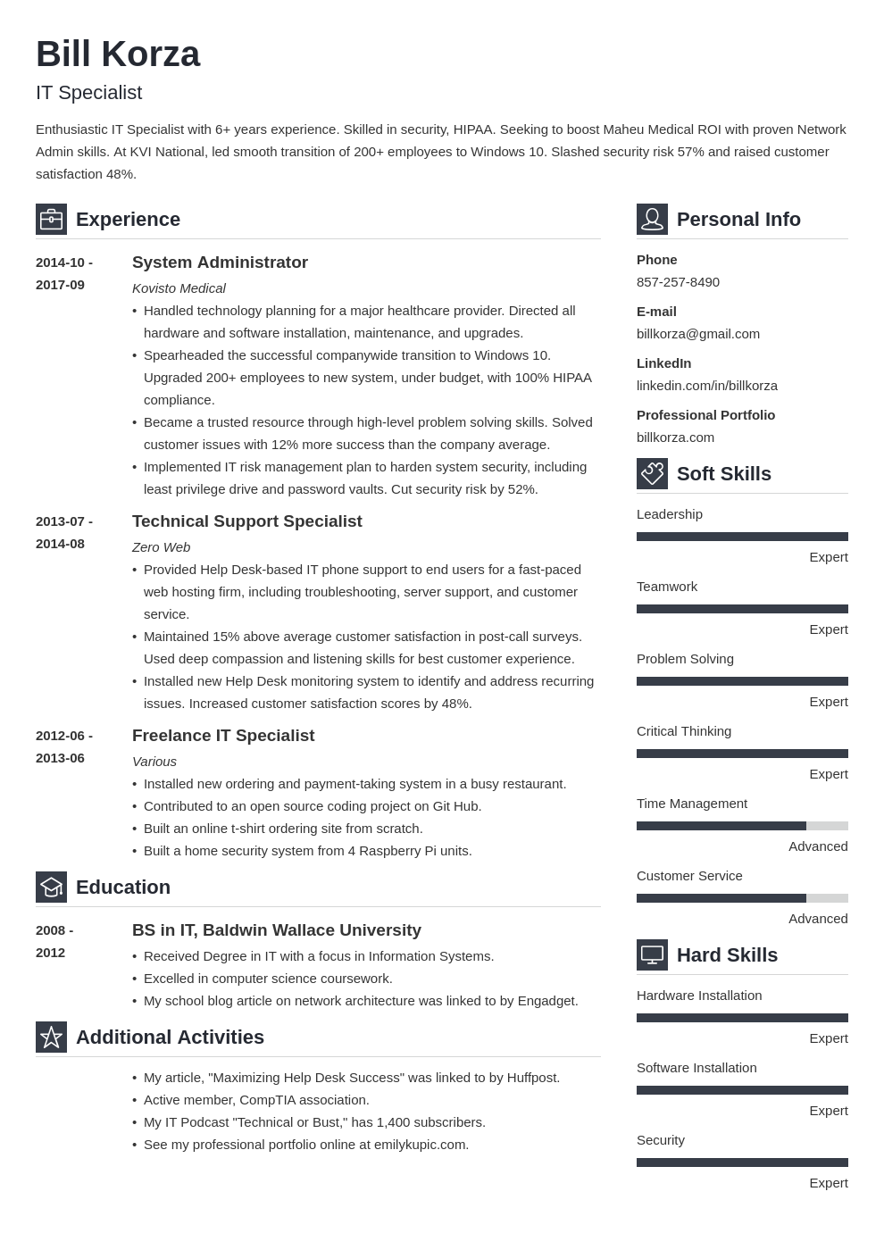 Detail Contoh Profil Dalam Cv Nomer 36