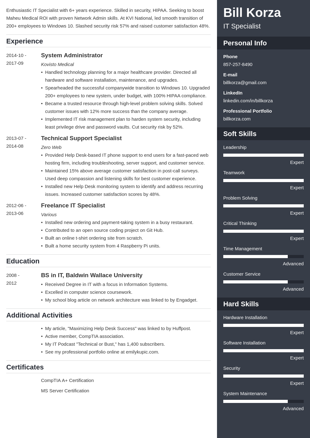 Detail Contoh Profil Di Cv Nomer 42