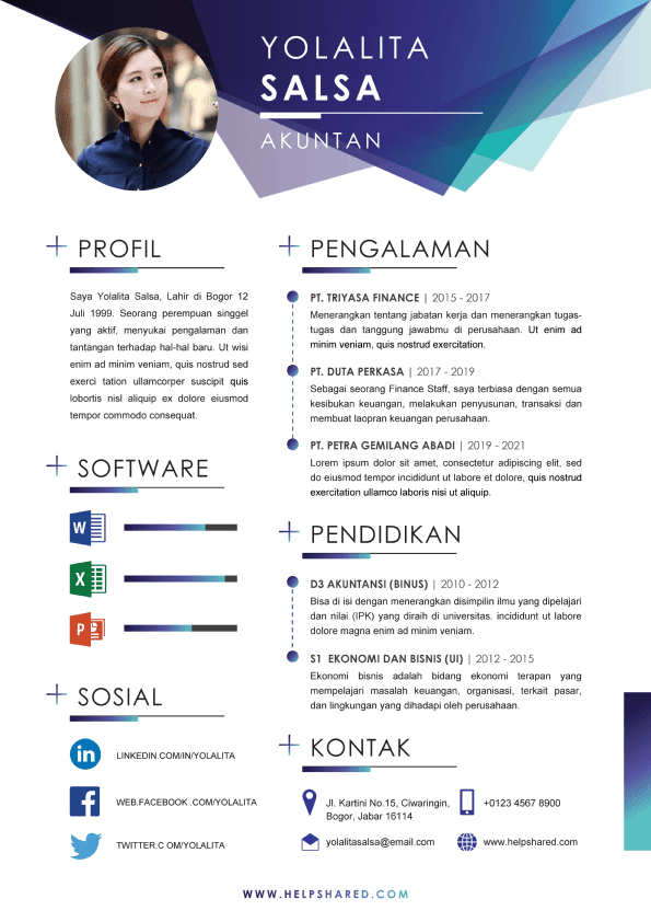 Detail Contoh Profil Diri Dalam Cv Nomer 20