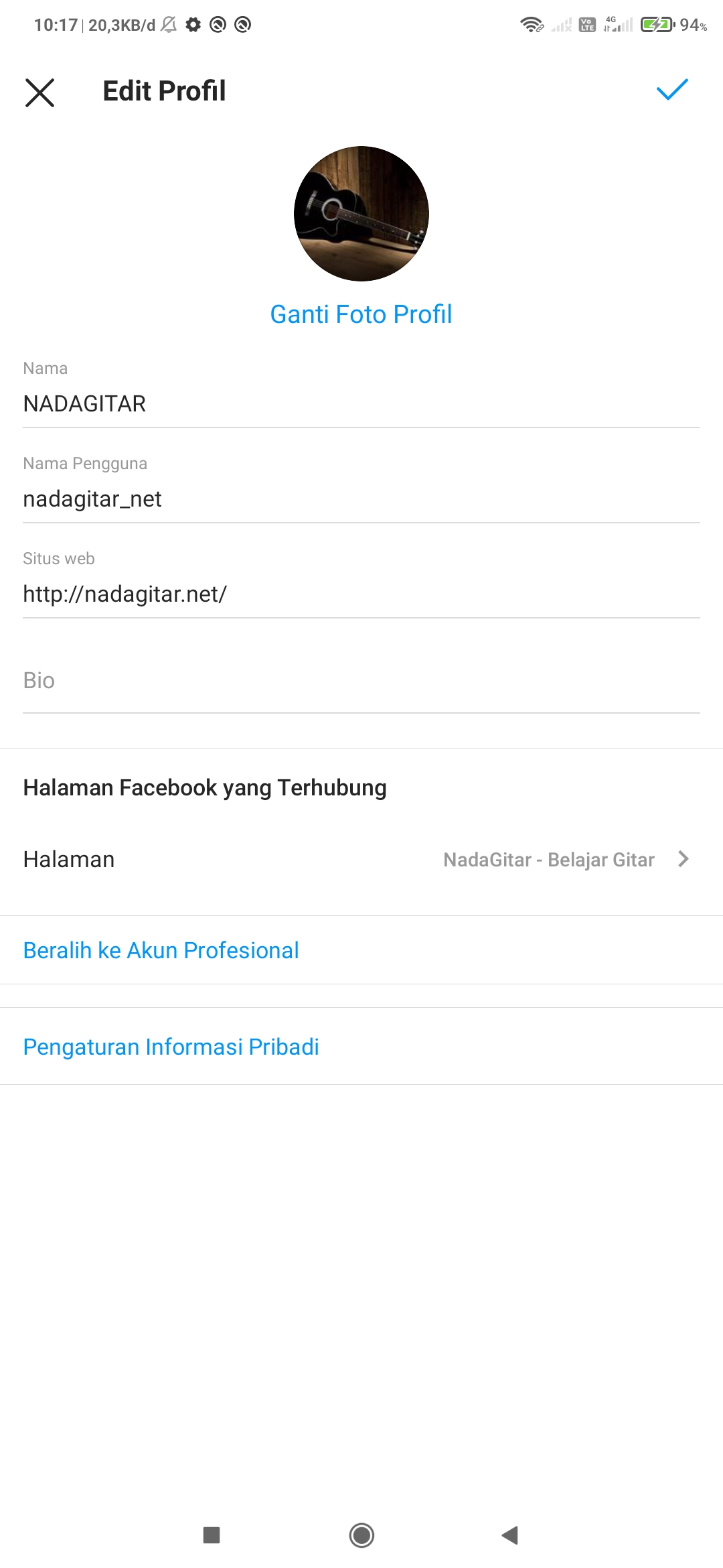 Detail Contoh Profil Instagram Keren Nomer 6