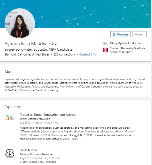 Detail Contoh Profil Linkedin Nomer 28