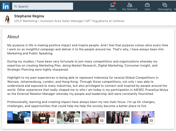 Detail Contoh Profil Linkedin Nomer 47