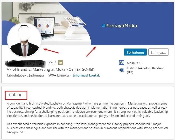 Detail Contoh Profil Linkedin Nomer 10