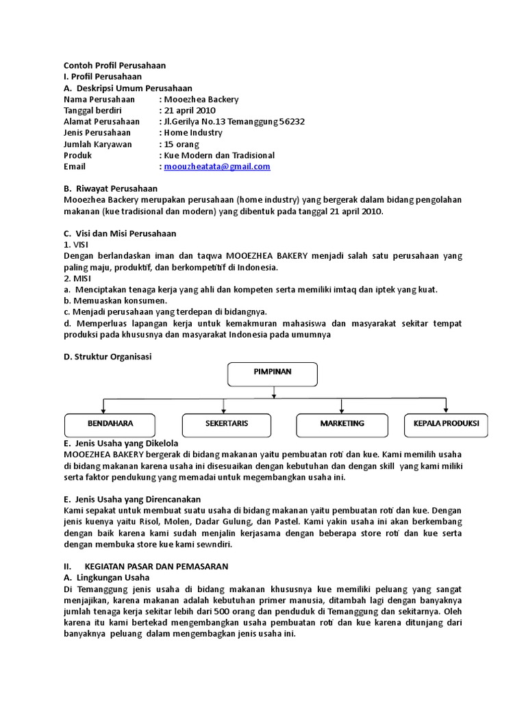 Detail Contoh Profil Perusahaan Nomer 12