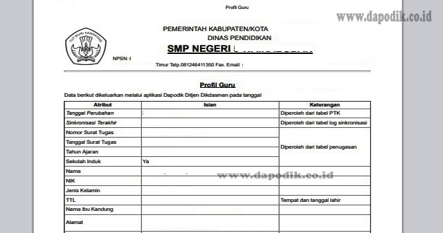 Detail Contoh Profil Sekolah Smp Nomer 37