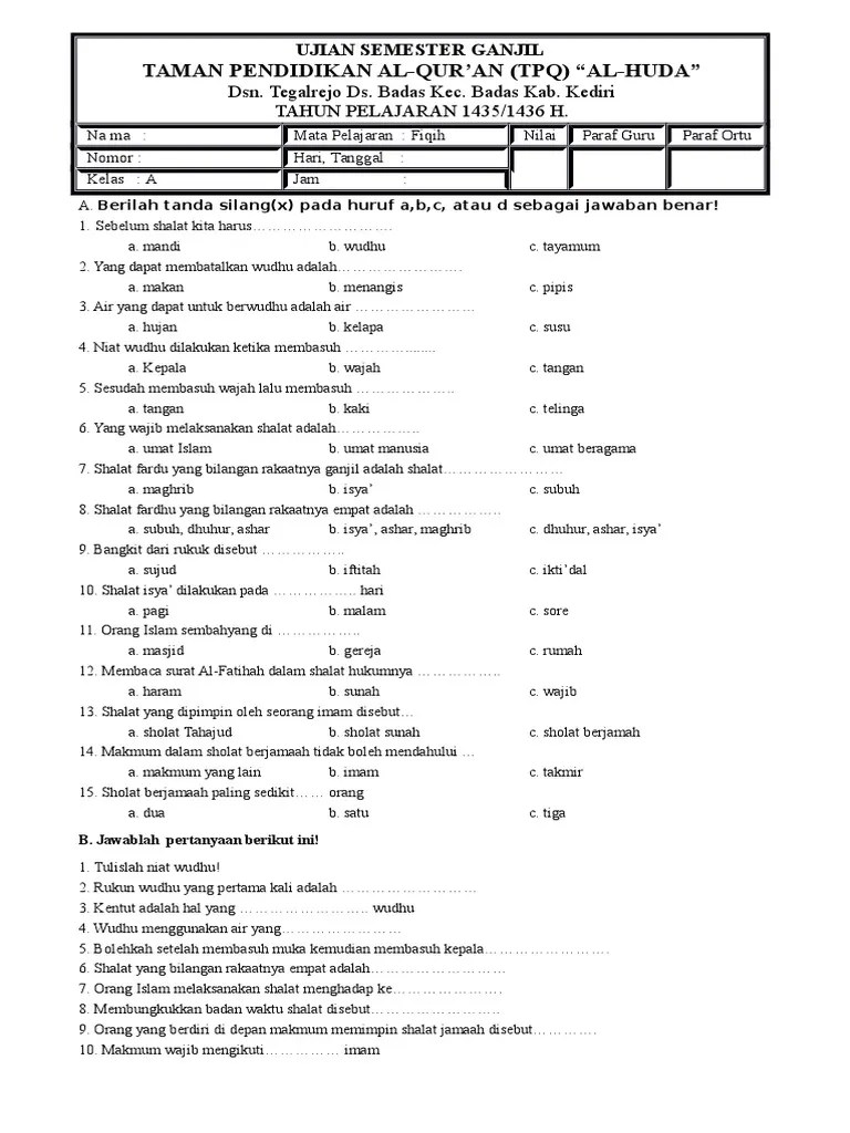 Detail Contoh Profil Tpq Nomer 25