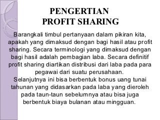 Detail Contoh Profit Sharing Nomer 15