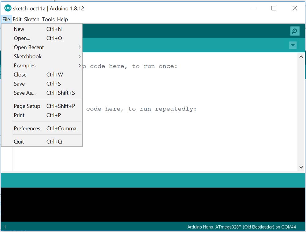 Halaman unduh untuk file contoh program arduino yang ke 3