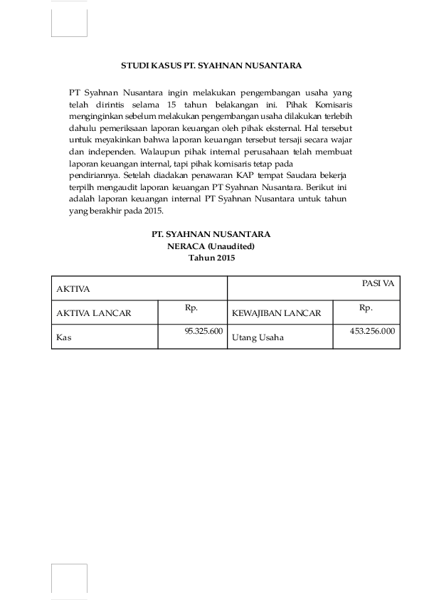 Detail Contoh Program Audit Nomer 50