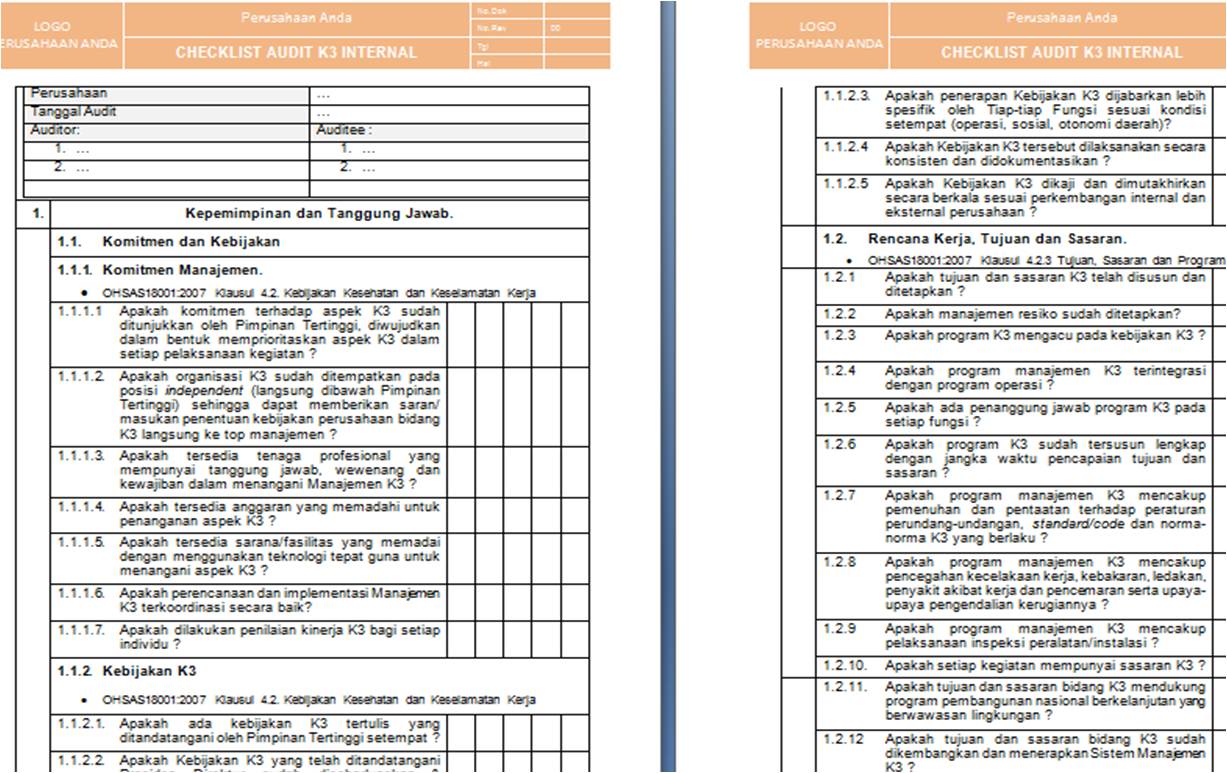 Detail Contoh Program Audit Internal Perusahaan Nomer 29