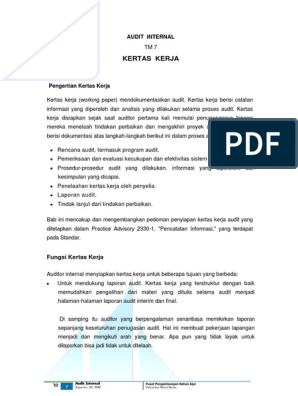 Detail Contoh Program Audit Internal Perusahaan Nomer 33