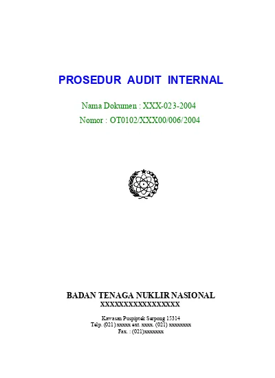 Detail Contoh Program Audit Internal Perusahaan Nomer 39