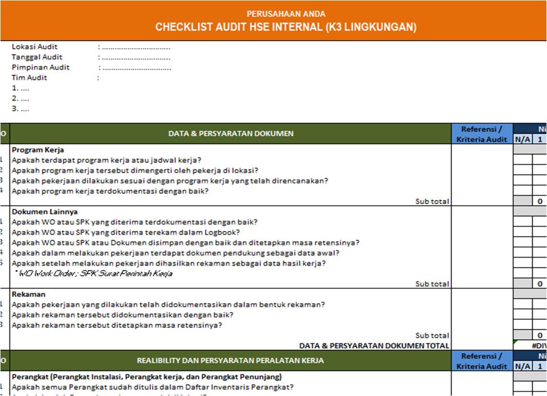 Detail Contoh Program Audit Internal Perusahaan Nomer 42