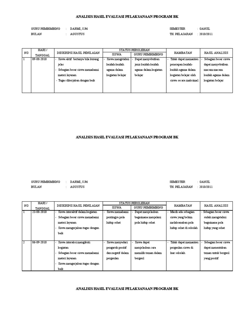 Detail Contoh Program Bk Nomer 13