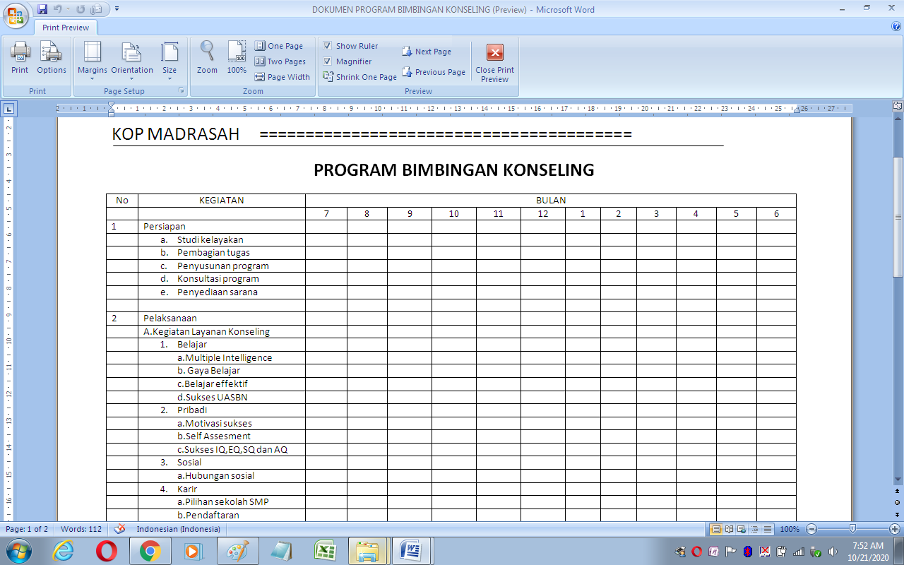 Detail Contoh Program Bk Nomer 16