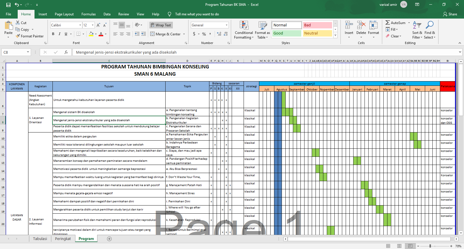 Detail Contoh Program Bk Nomer 19