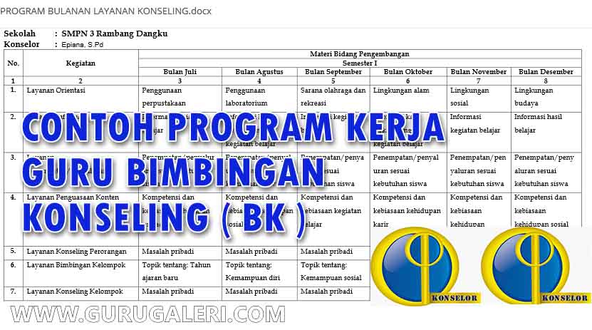 Detail Contoh Program Bk Nomer 39