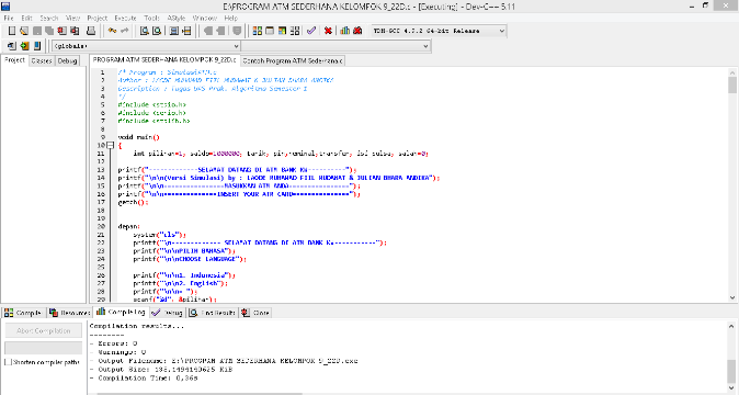 Detail Contoh Program C Nomer 14
