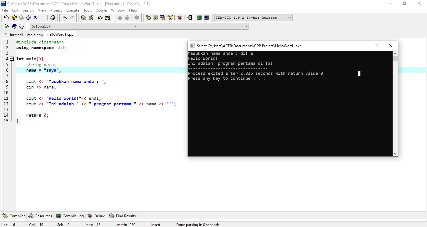 Detail Contoh Program C Nomer 20