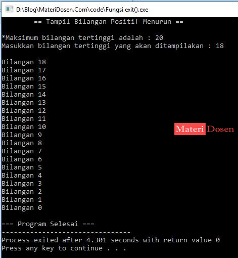 Detail Contoh Program C Nomer 26