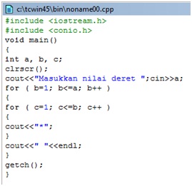Detail Contoh Program C Nomer 55
