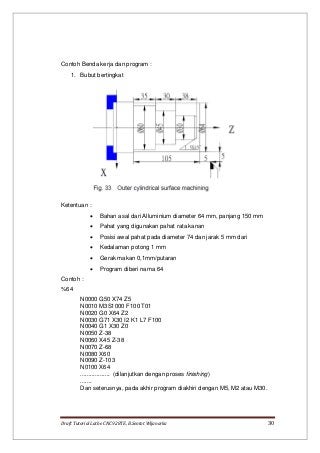 Detail Contoh Program Cnc Bubut Nomer 13