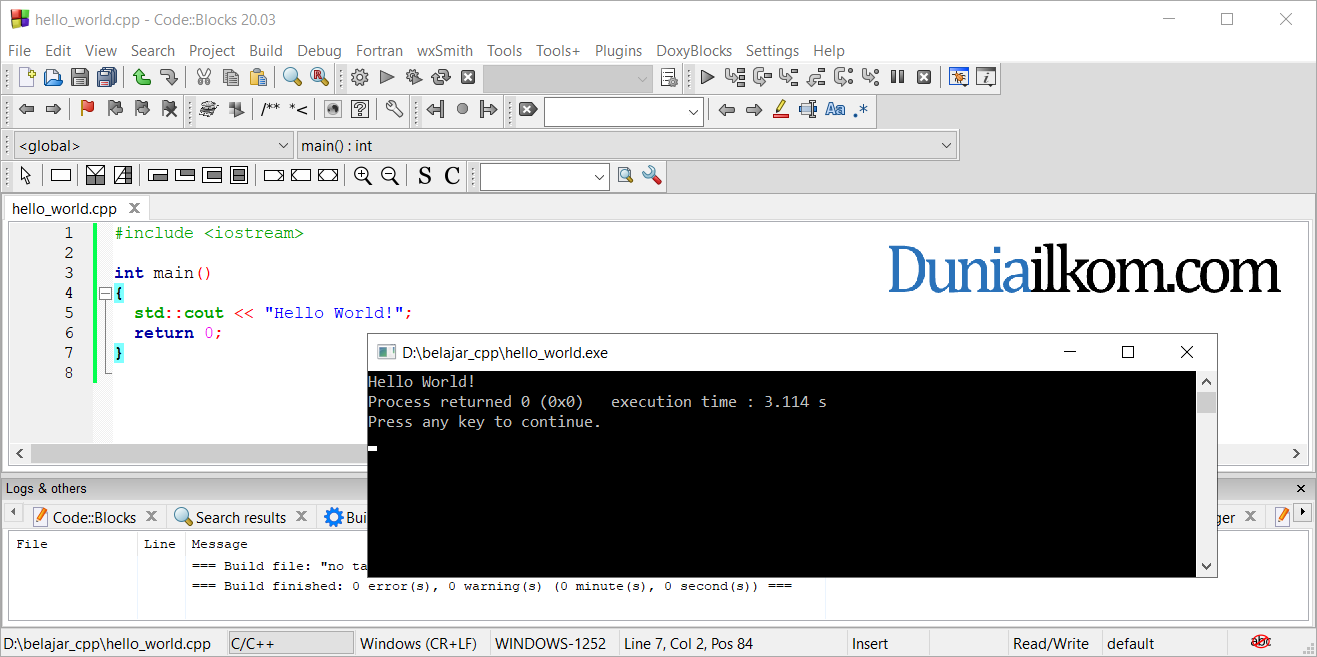 Detail Contoh Program Dev C Sederhana Nomer 41