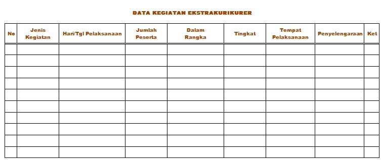 Detail Contoh Program Ekstrakurikuler Nomer 21