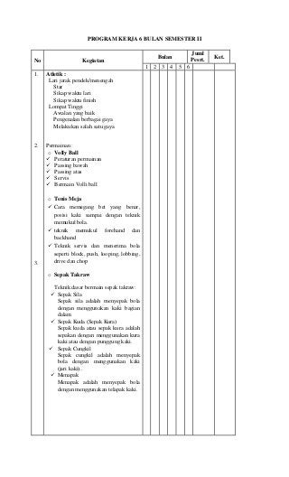 Detail Contoh Program Ekstrakurikuler Nomer 45