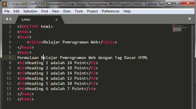 Detail Contoh Program Html Nomer 11