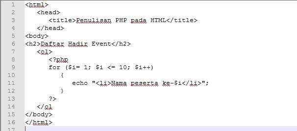 Detail Contoh Program Html Nomer 28