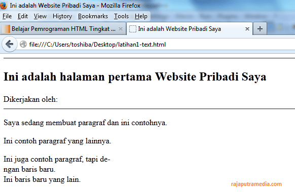 Detail Contoh Program Html Nomer 31