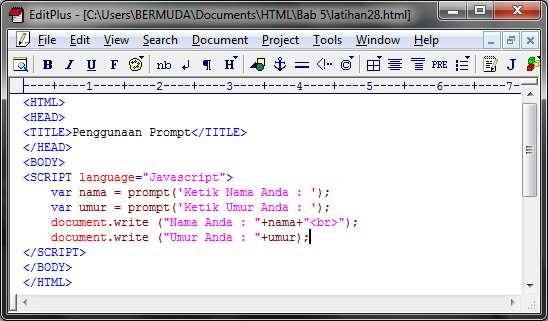 Detail Contoh Program Html Nomer 44