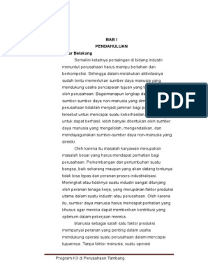 Detail Contoh Program K3 Dalam Perusahaan Nomer 31