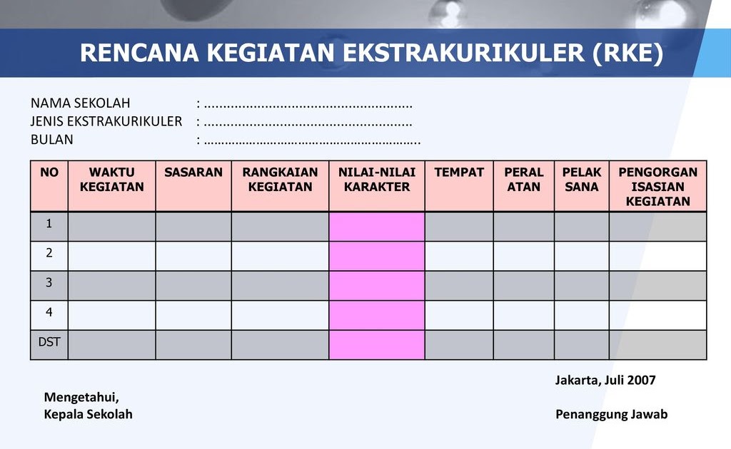 Detail Contoh Program Kerja Ekstrakurikuler Nomer 52