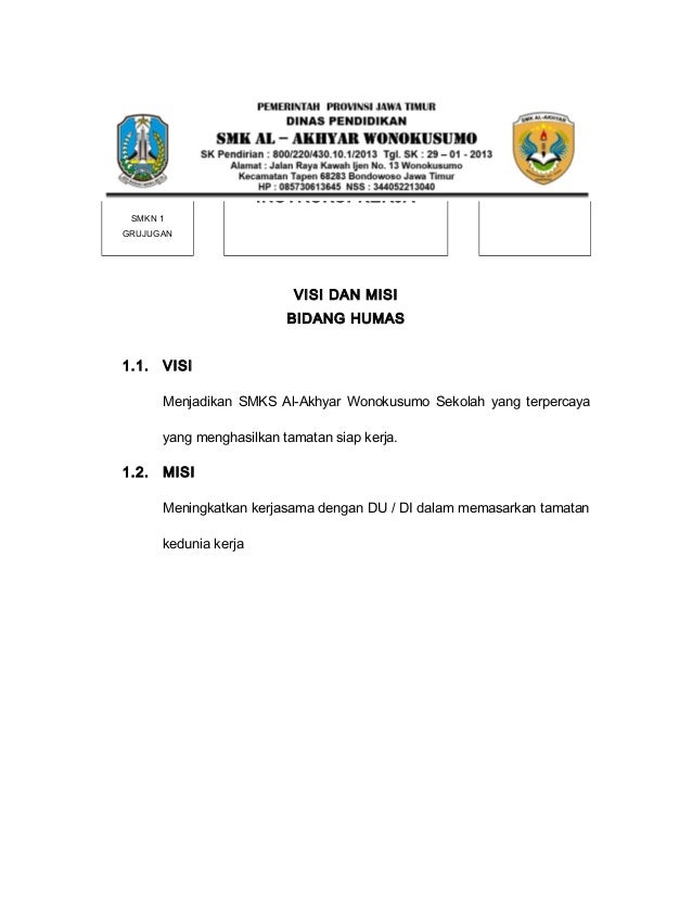 Detail Contoh Program Kerja Humas Sekolah Nomer 46