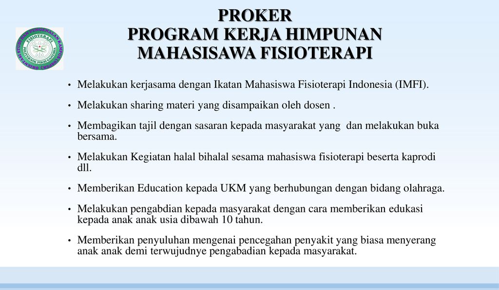 Detail Contoh Program Kerja Organisasi Mahasiswa Nomer 16