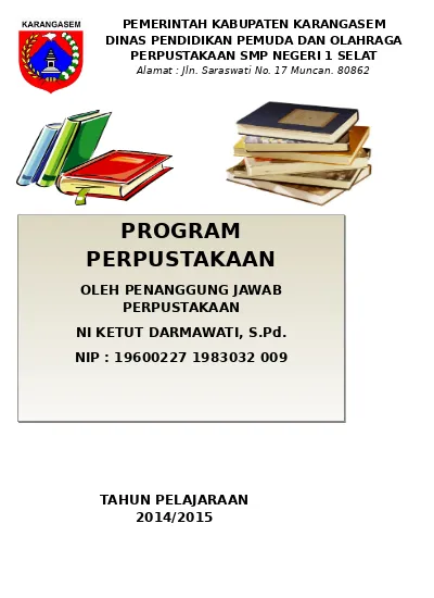 Detail Contoh Program Kerja Perpustakaan Nomer 14