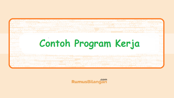 Detail Contoh Program Kerja Perusahaan Nomer 9