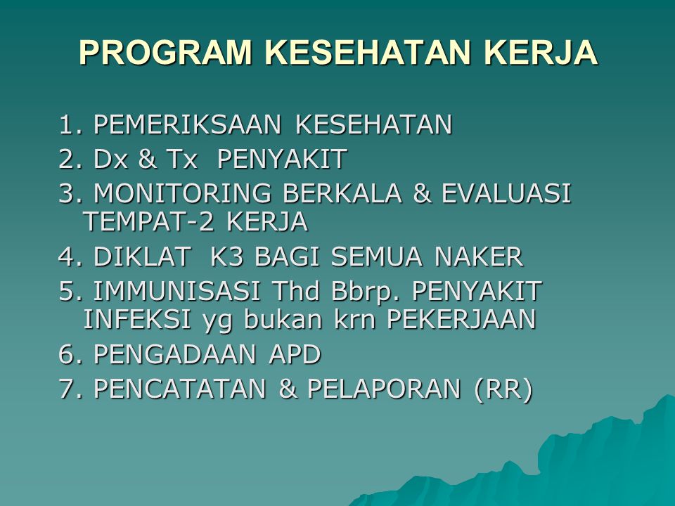 Detail Contoh Program Kesehatan Nomer 5