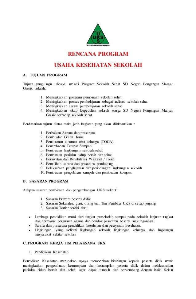 Detail Contoh Program Kesehatan Nomer 8